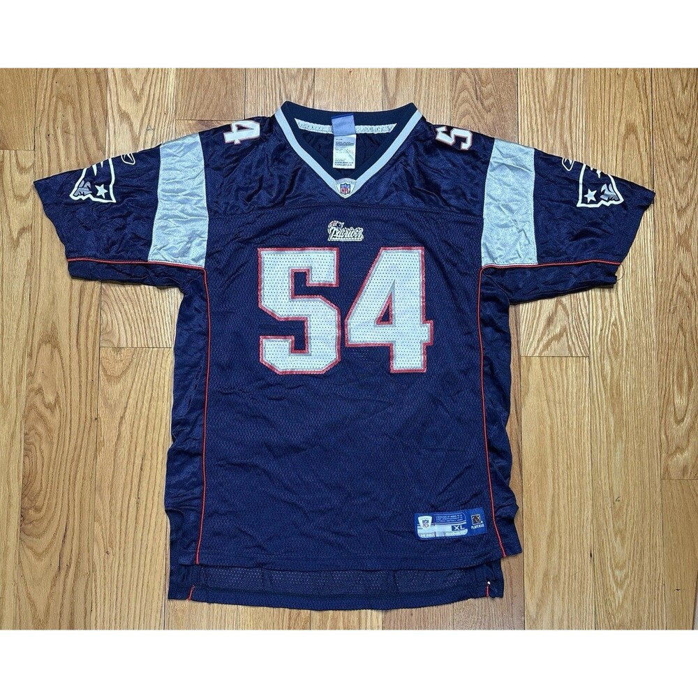 Tedy Bruschi New England Patriots NFL Equipment Reebok Jersey Youth Size XL